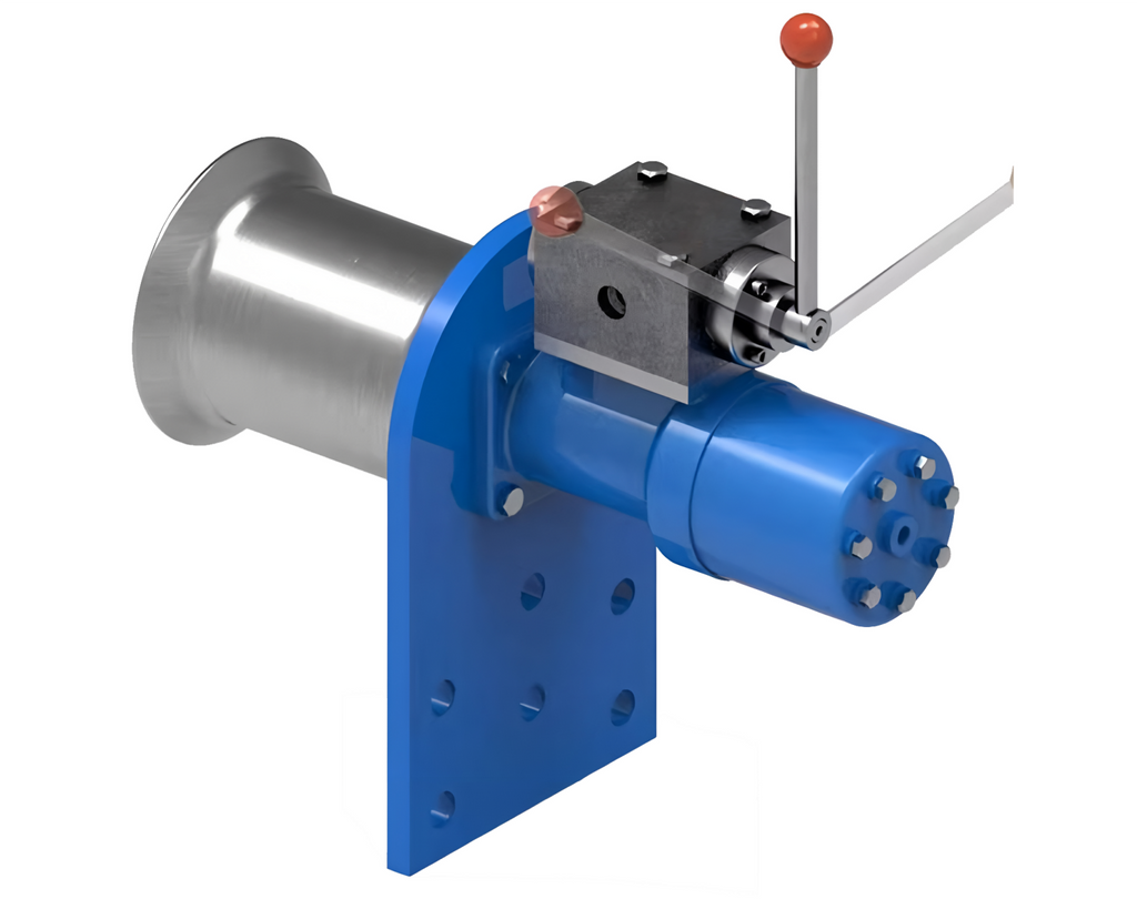 Hydraulic anchor winch