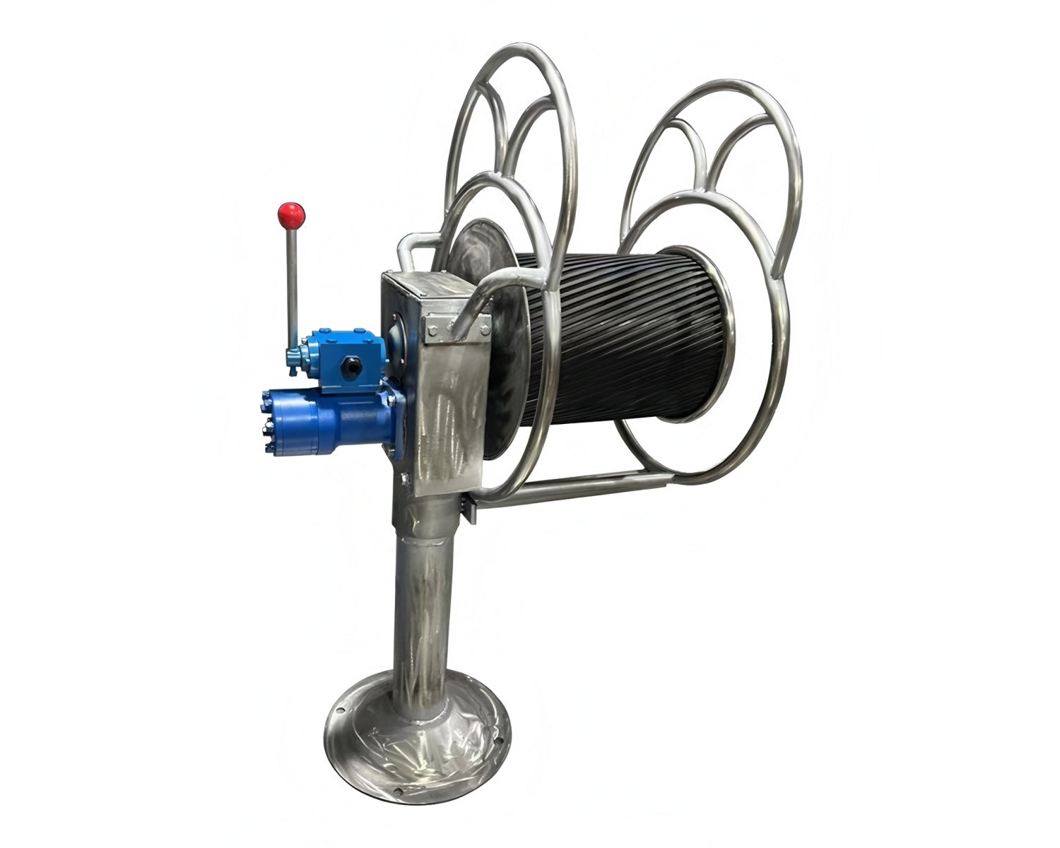 Hydraulic net-lifting machine