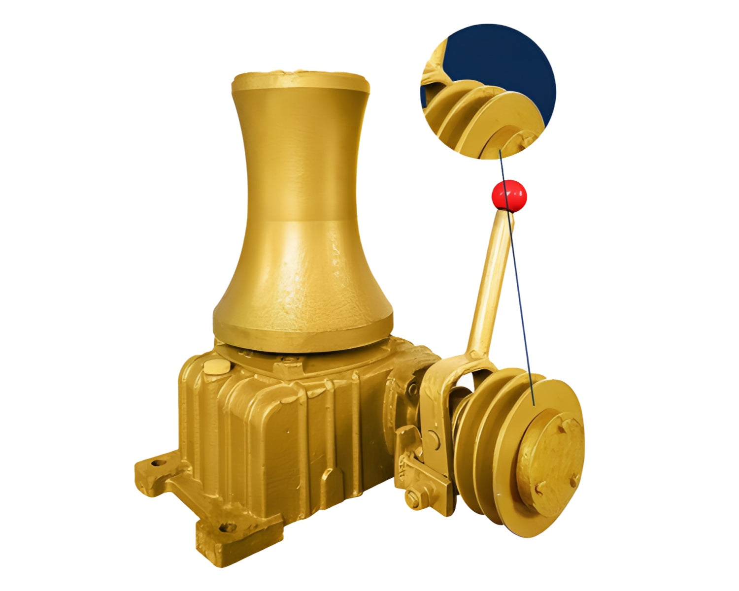 Cast iron direct connection type anchor windlass