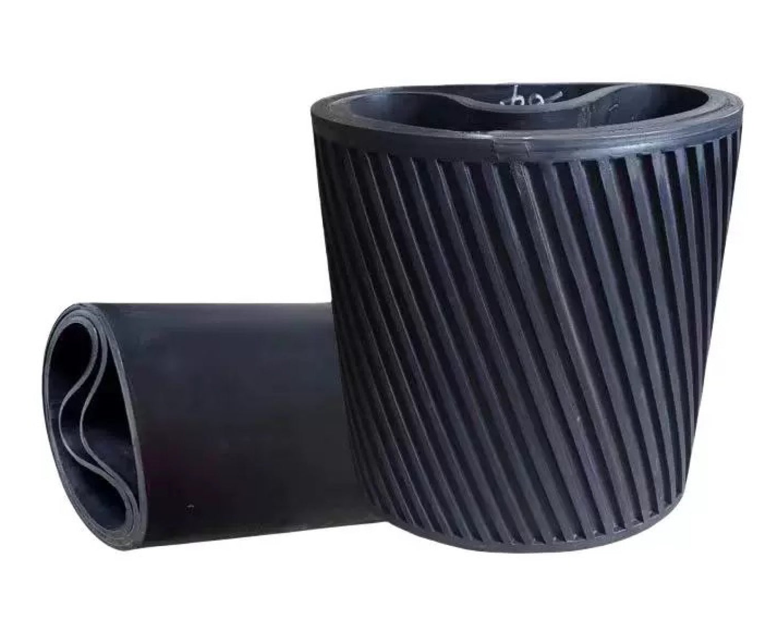 Rubber roller for net hauling machine